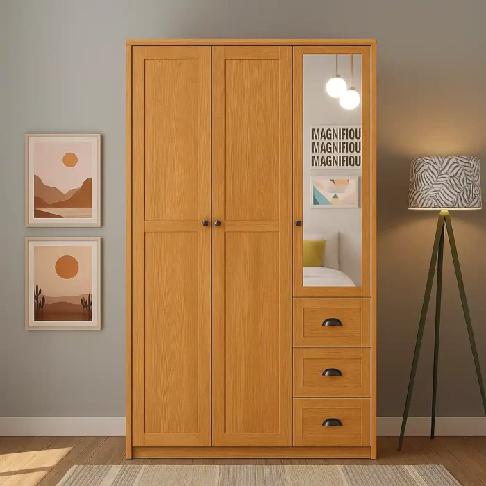 3 door 3 drawer combi wardrobe 45 inches