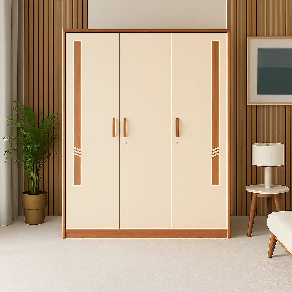 3 door wardrobe 45 inch