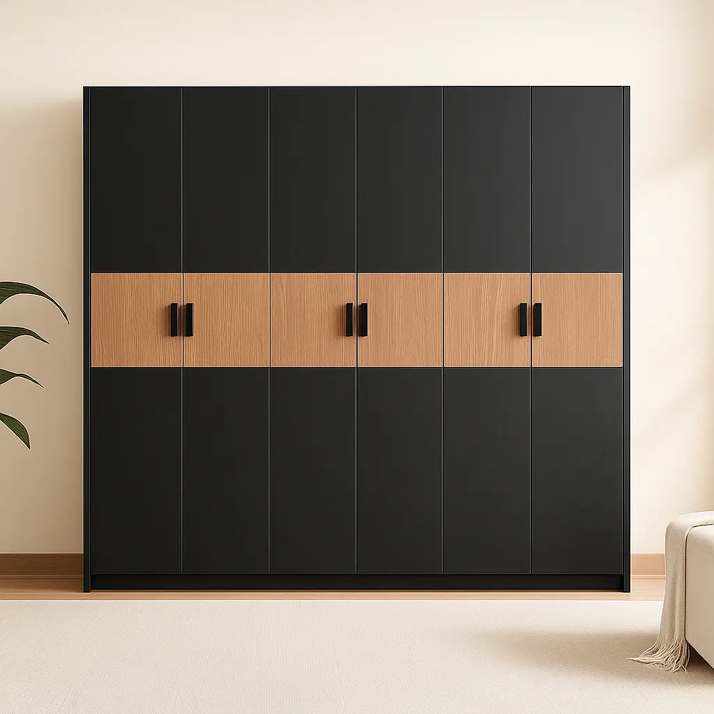 6 door wardrobe 90 inch