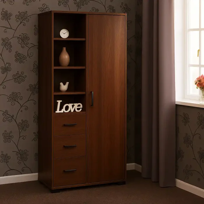 One door 3 drawer wardrobe 15 inches
